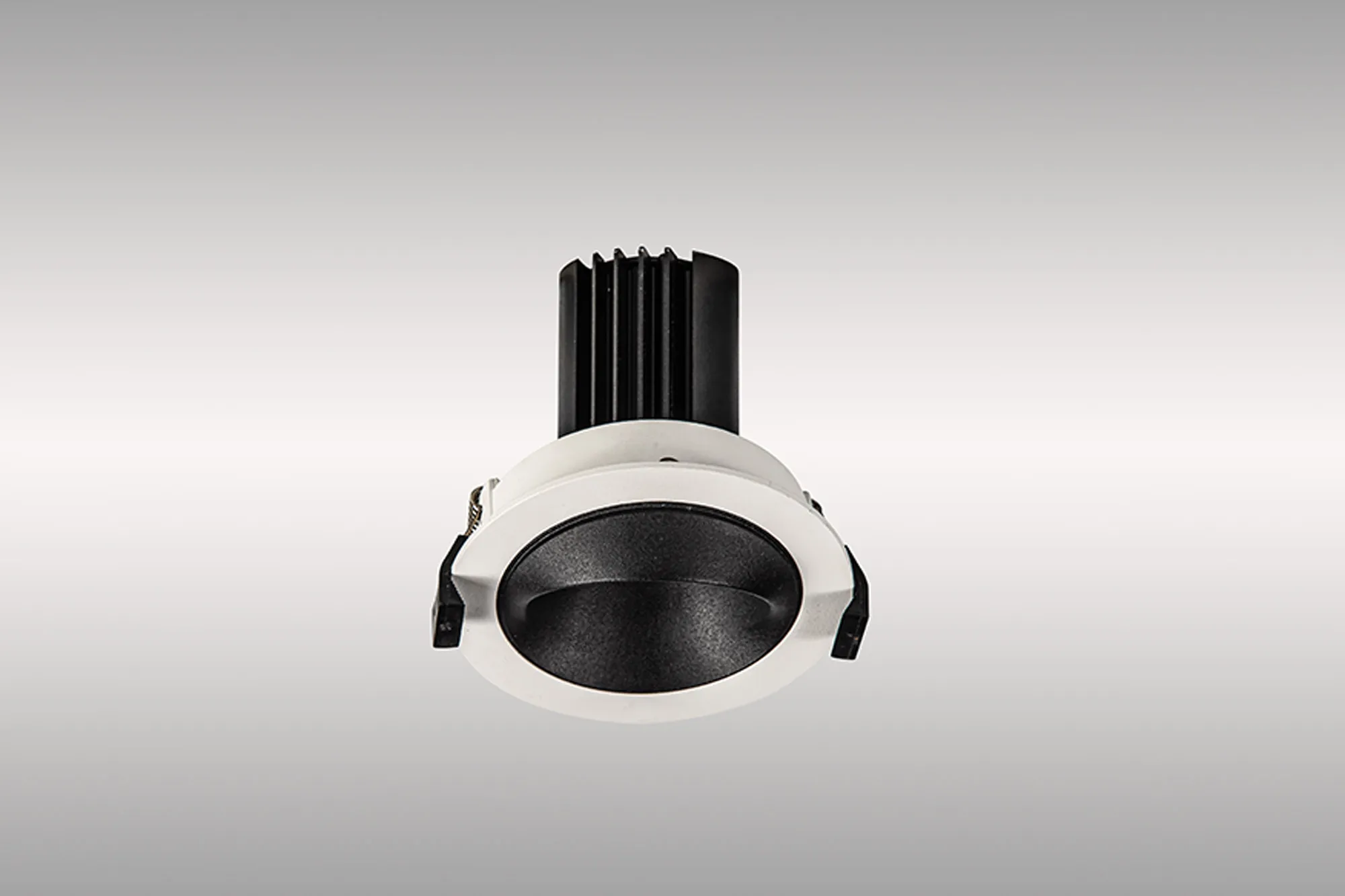 Bonia 12 Tridonic Powered 12W 3000K 1200lm 24° CRI>90 LED Engine White/Black Fixed Recessed Spotlight, IP20 DM202433  Dlux Bonia 12